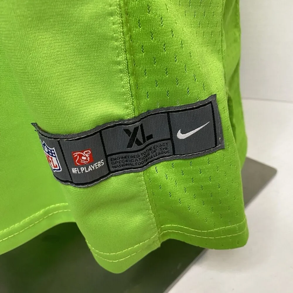 Nike NFL Seattle Seahawks Jersey Youth XL Green Color Rush Russell Wilson